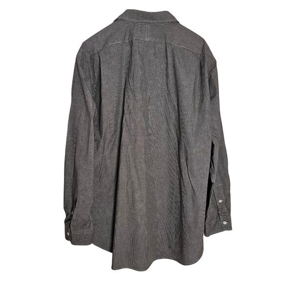 Polo Ralph Lauren Mens Vintage Wyatt Micro Check Plaid Button Down Shirt Sz XL - Picture 7 of 11